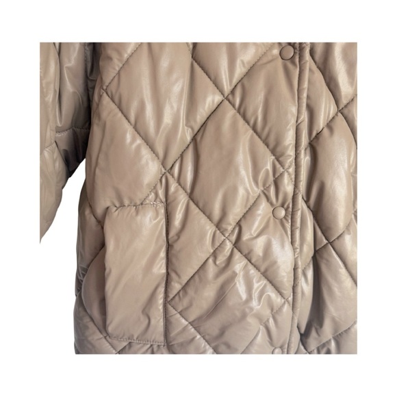 Stand Studio Nikolina faux leather puffer jacket - Picture 9 of 9